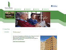 Tablet Screenshot of garitomanor.com